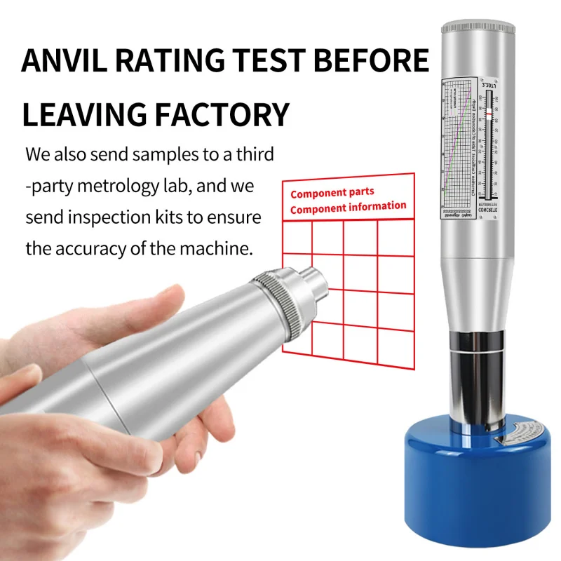 

ZC3-A English Version Mechanical Rebound Tester Concrete Strength Measuring Instrument Foreign Trade Export