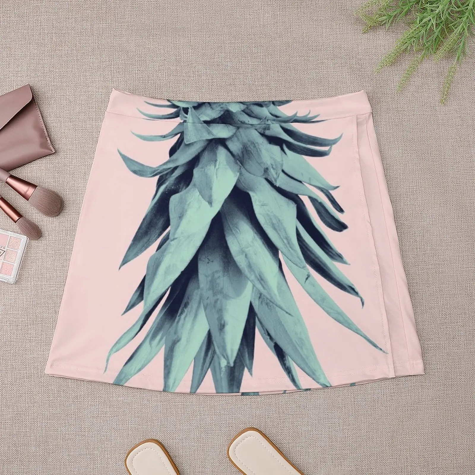 Nanas Terbalik # 2 # tropis # buah # dekorasi # Seni Rok Mini Gaun Wanita Rok Mini Cosplay