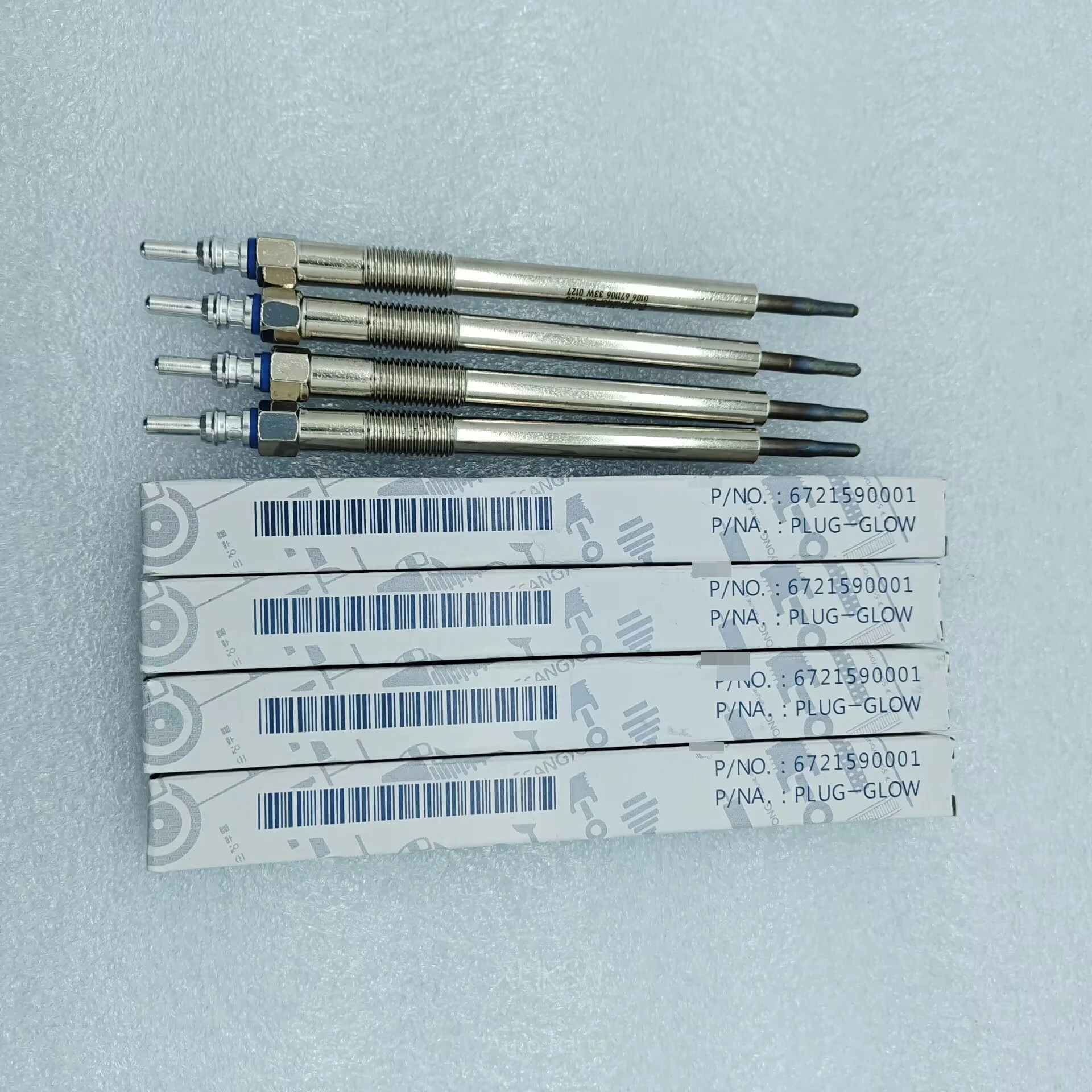 

4 шт. A6721590001 Свеча накаливания для Ssangyong Musso Rexton Rodius Actyon Korando 6721590001