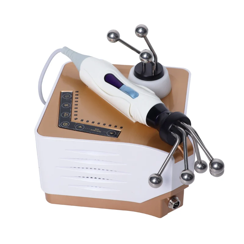 V-shaped facial massager EMS desktop head tensioner for face lifting magic ball fascia beauty