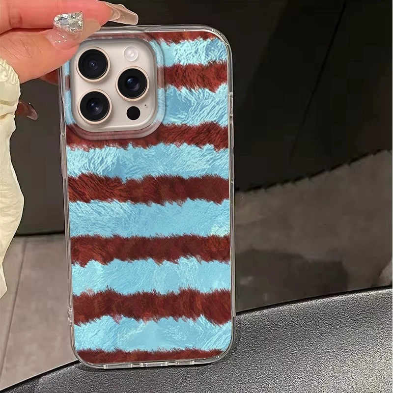 Funda de teléfono Retro con empalme de leopardo para Apple iPhone 16 15 14 13 Pro Max 16e 12 11 7 8 Plus XR X XS SE 2020 2022 Funda Coque