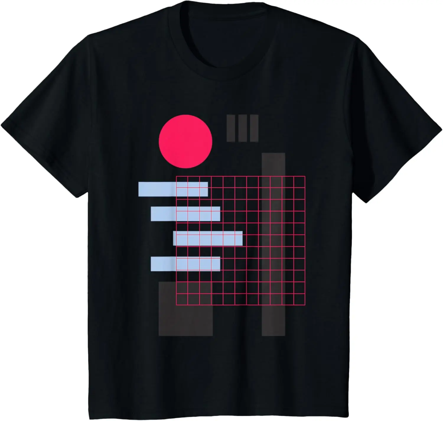 Minimalist Abstract Geometric Graphic T-Shirt Unisex Children’s Wear Cotton Kid Graphic T Shirts Round Neck Camisas Streetwear