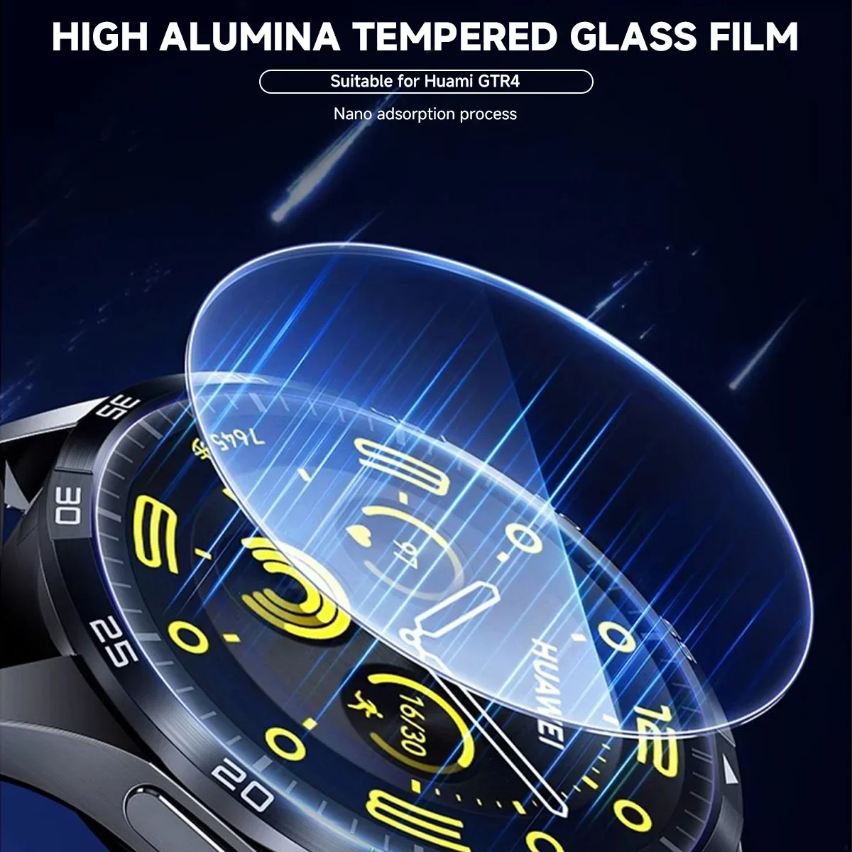 Screen Protector for Amazfit Balance, Tempered Glass, Smart Watch Screen Protector, 9H, 2.5D Film