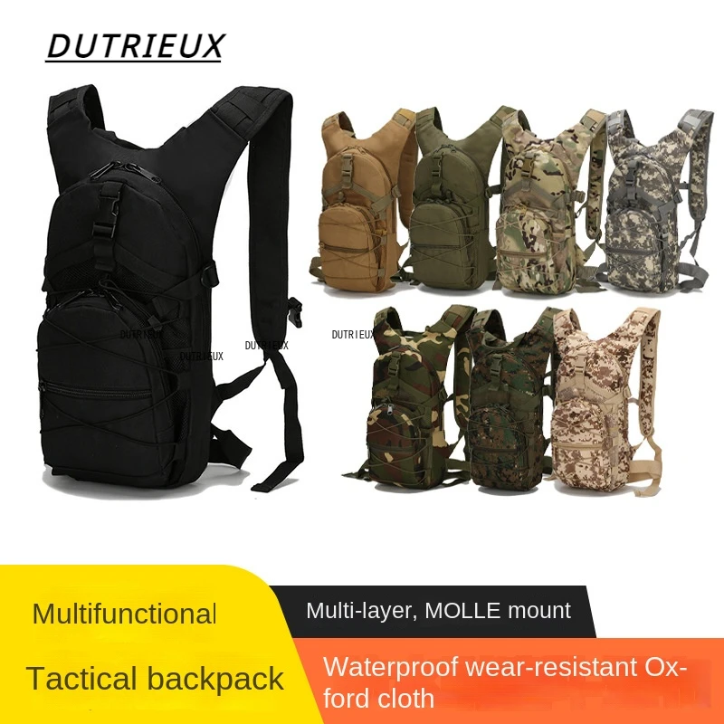 

15L Molle Tactical Backpack Bicycle Backpacks Outdoor Sports Cycling Hydration Climbing Hiking Camping Hiking Fishing Bike Bag