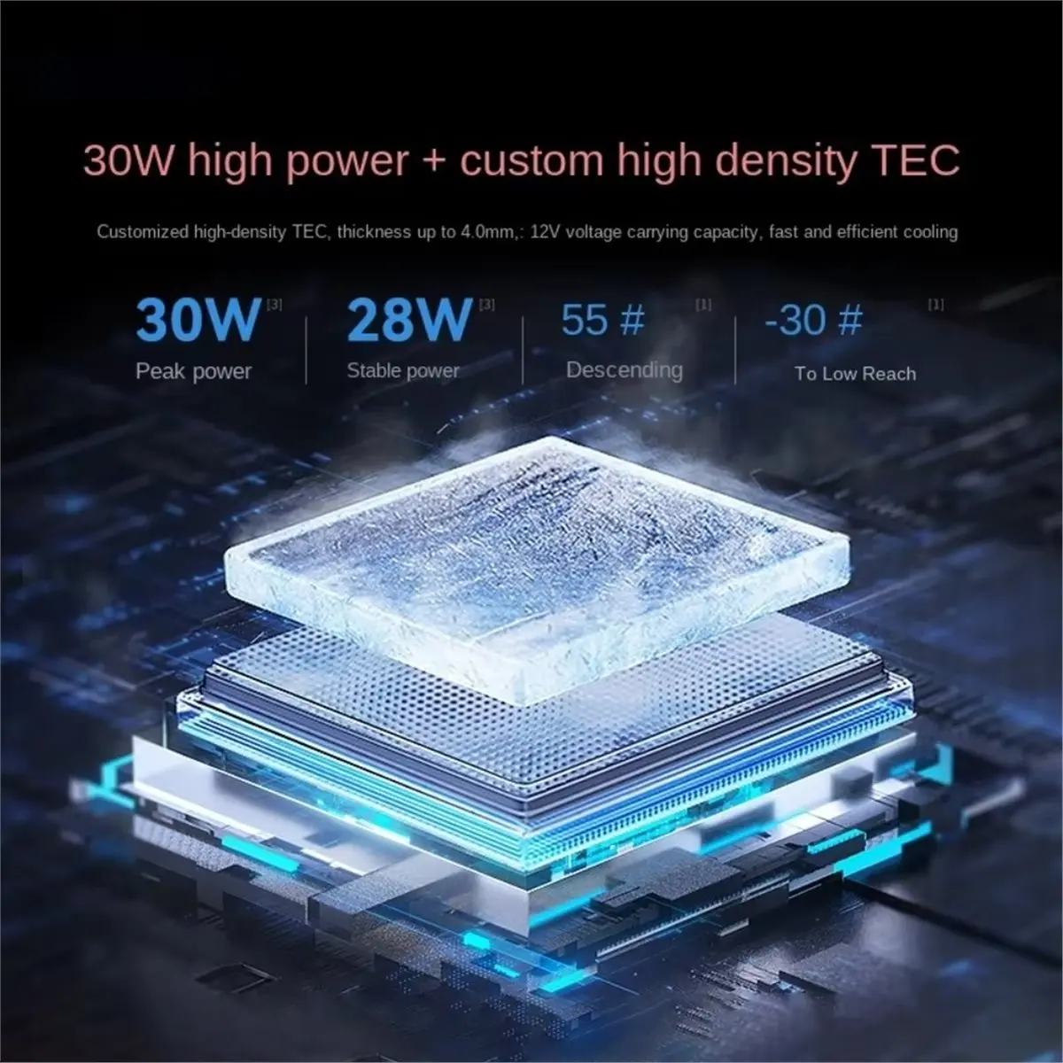 Live 0 Noise Water Cooled Mobile Phone Radiator, Special Semiconductor Liquid Cooling Heat Sink for All Phone Tablets