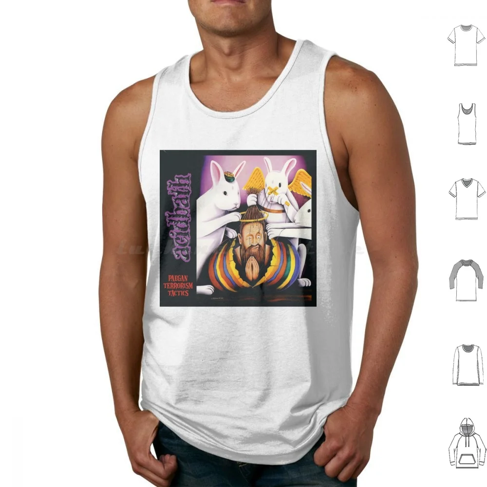 Acido Saliro Enda Bos Cendol (Táticas de Terrorismo Paegan) Camisetas sin mangas Chaleco Sin mangas Guapo Personal Galería feliz Música pop