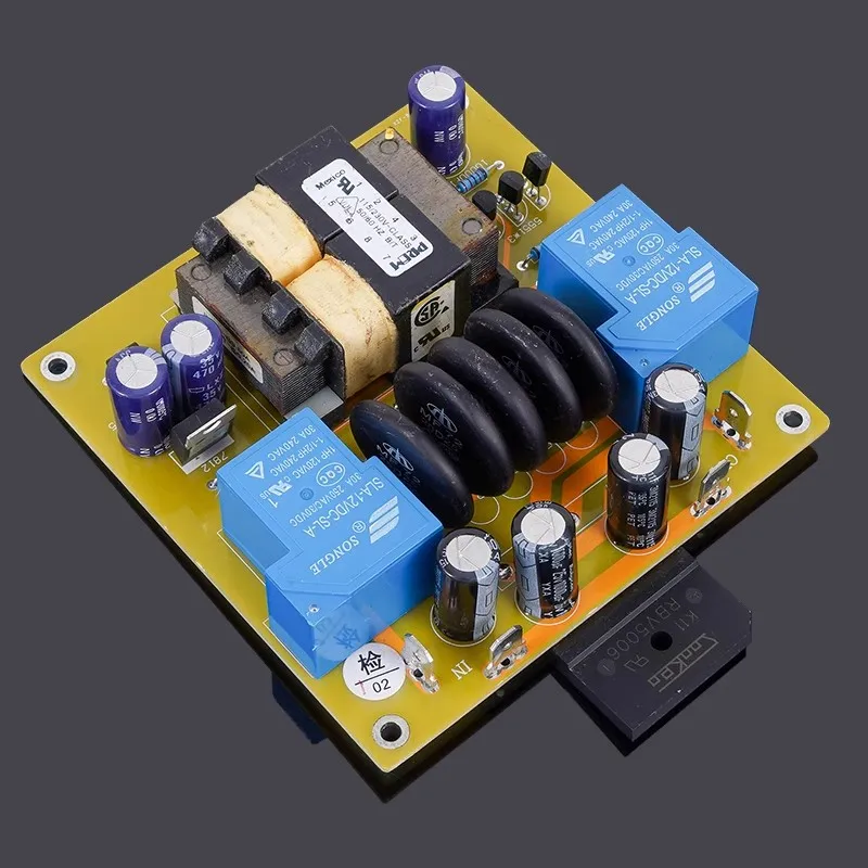 Assembly 30A Soft Start Control Board For High Power Audio Amplifiers With 6W Transformer