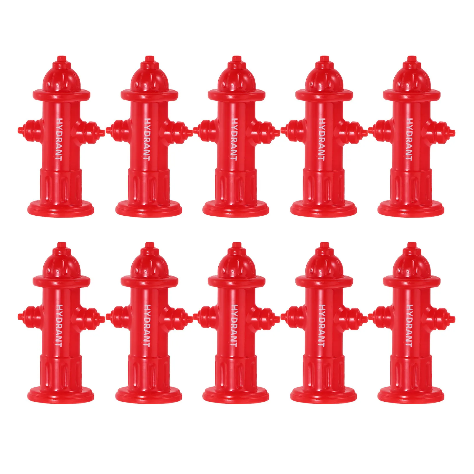 20Pcs Fire Hydrant Miniature Decorations Micro Landscape Craft Plant Flowerpot Micro Garden Miniatures Bonsai Accessories