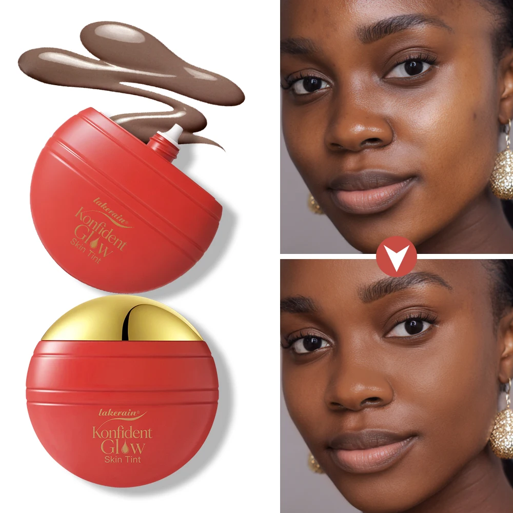 Confident Glow Skin Tint Waterproof Hydrating Skin Foundation Coverage 30ml Olievrije langdurige glashuid Foundation Clean
