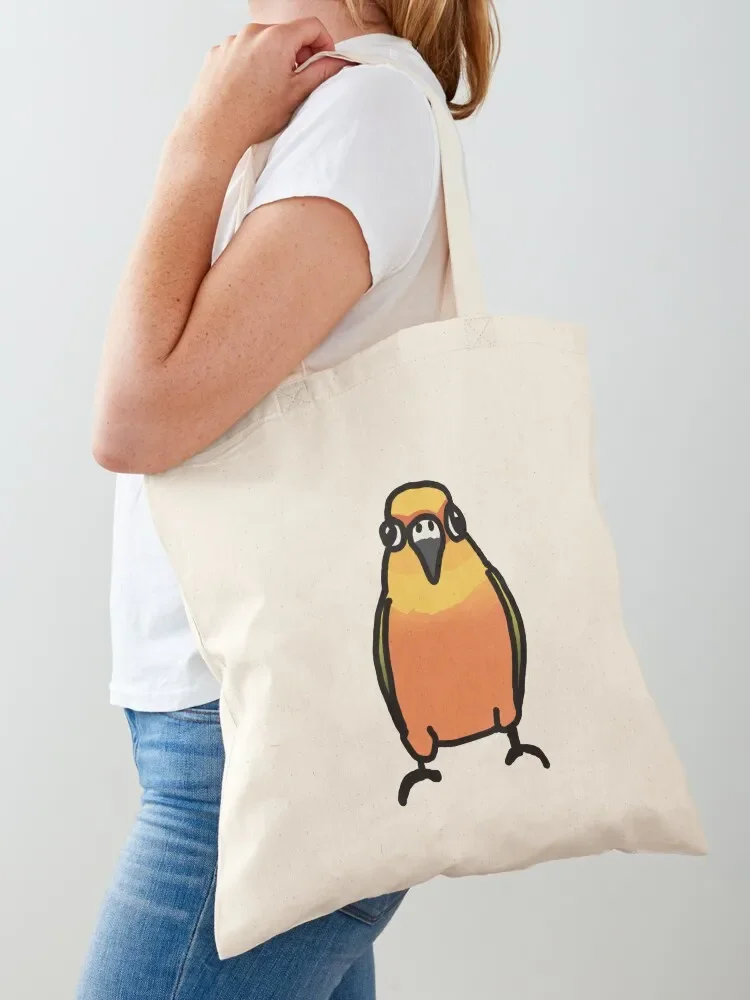 

Sun conure Tote Bag shopping bag logo canvas tote bags shopping cart bags supermarket folding bag