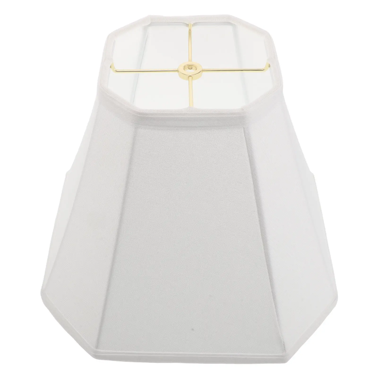 Square Linen Lamp Shade Replacement for Table Floor Lamps 13x10x6 Inch Folded Fabric Design Modern Minimalist Decor Bedroom