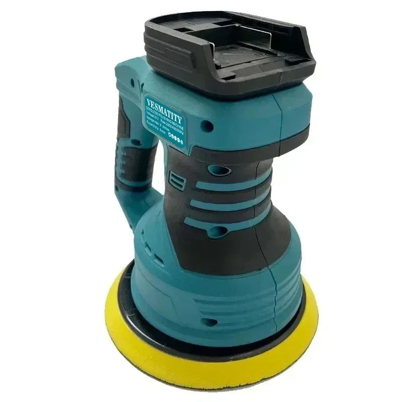 VESMATITY 8 Gears Cordless Polisher Rechargeable Car Buffer Polisher Machine Electric Rotary Tool For Makita 18V 20V Battery Pin - view 3