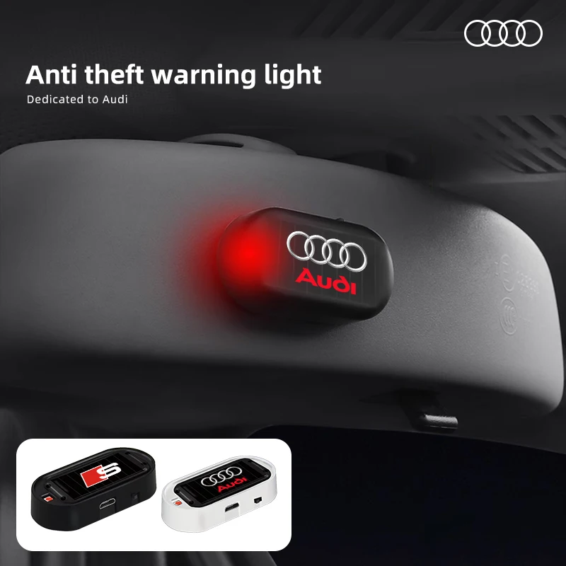 Strobe Signal Security System Flash Warning LED Light Alarm Lamp For Audi A3 A4 A5 A6 A7 A8 S4 S6 A4L A6L A8L Q5 Car Accessories