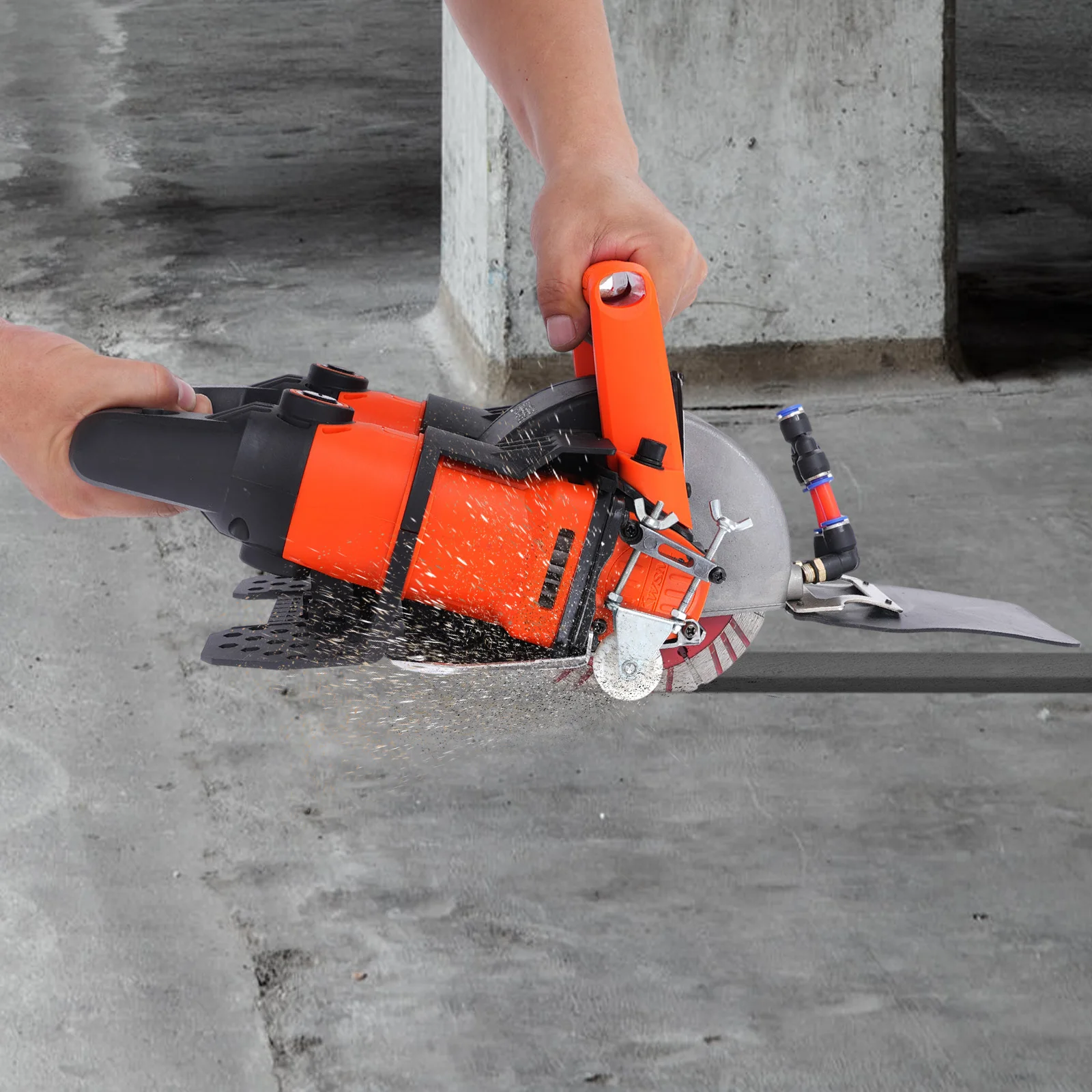 5200W Parete-Chaser Stozzatrice per calcestruzzo Blocchi Lama per sega Macchina da taglio Taglio di
