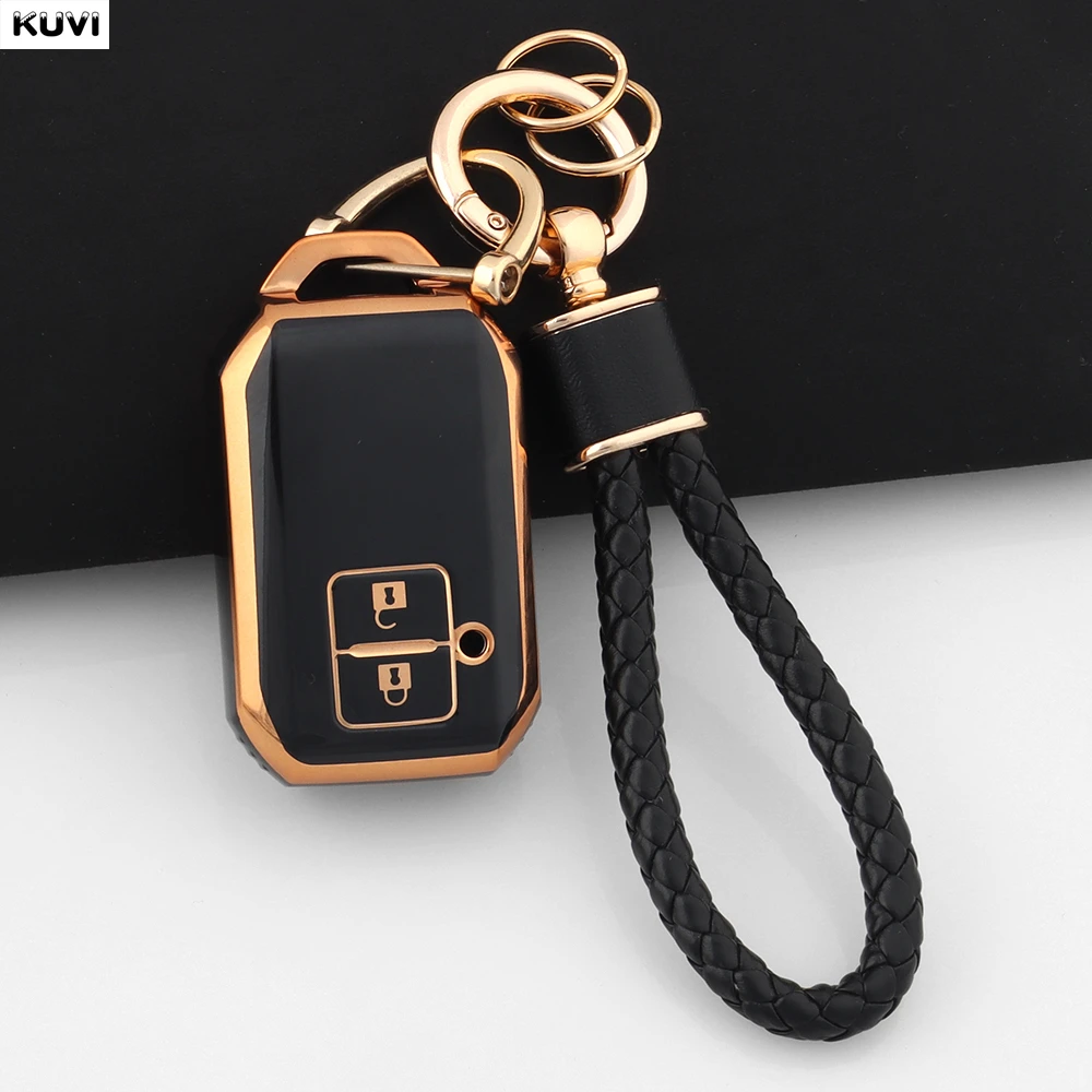 Funda de TPU para llave de coche, llavero Fob para Suzuki Swift Hybrid 2023 Jimney Baleno Ignis XL7 Monopoly ERTIGA Accurate Wagon R