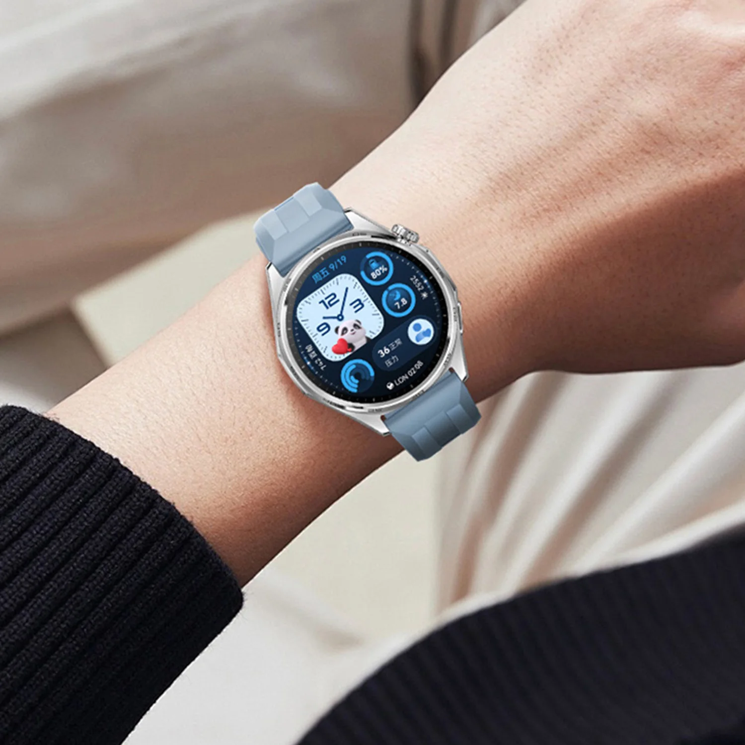 حزام ساعة رياضية 22 مللي متر للغارمين Venu 3 4/Foreunner 570 47 مللي متر 265 255 موسيقى سيليكون الفرقة ل Garmin Vivoactive 4 الأساور #4