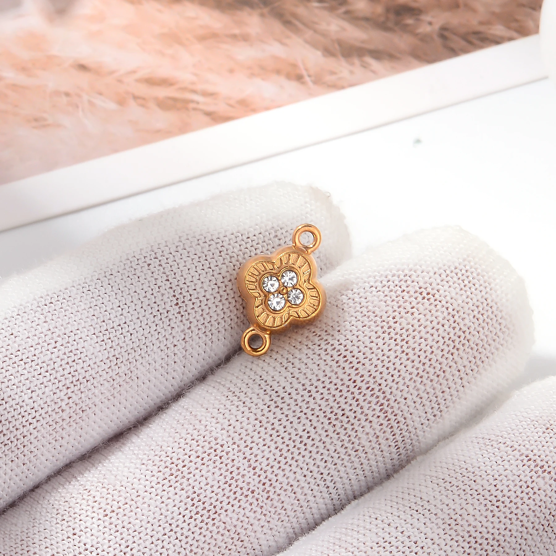 10 Set Grosir Konektor Magnetik Fashion untuk Liontin, Penutup Ujung, untuk Pembuatan Perhiasan Gelang Kalung DIY