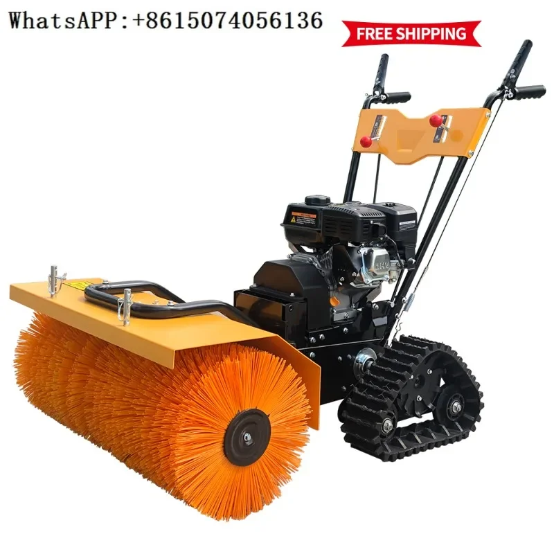 24 inch snow blower tractor 4 forward engine 6hp snow sweeper