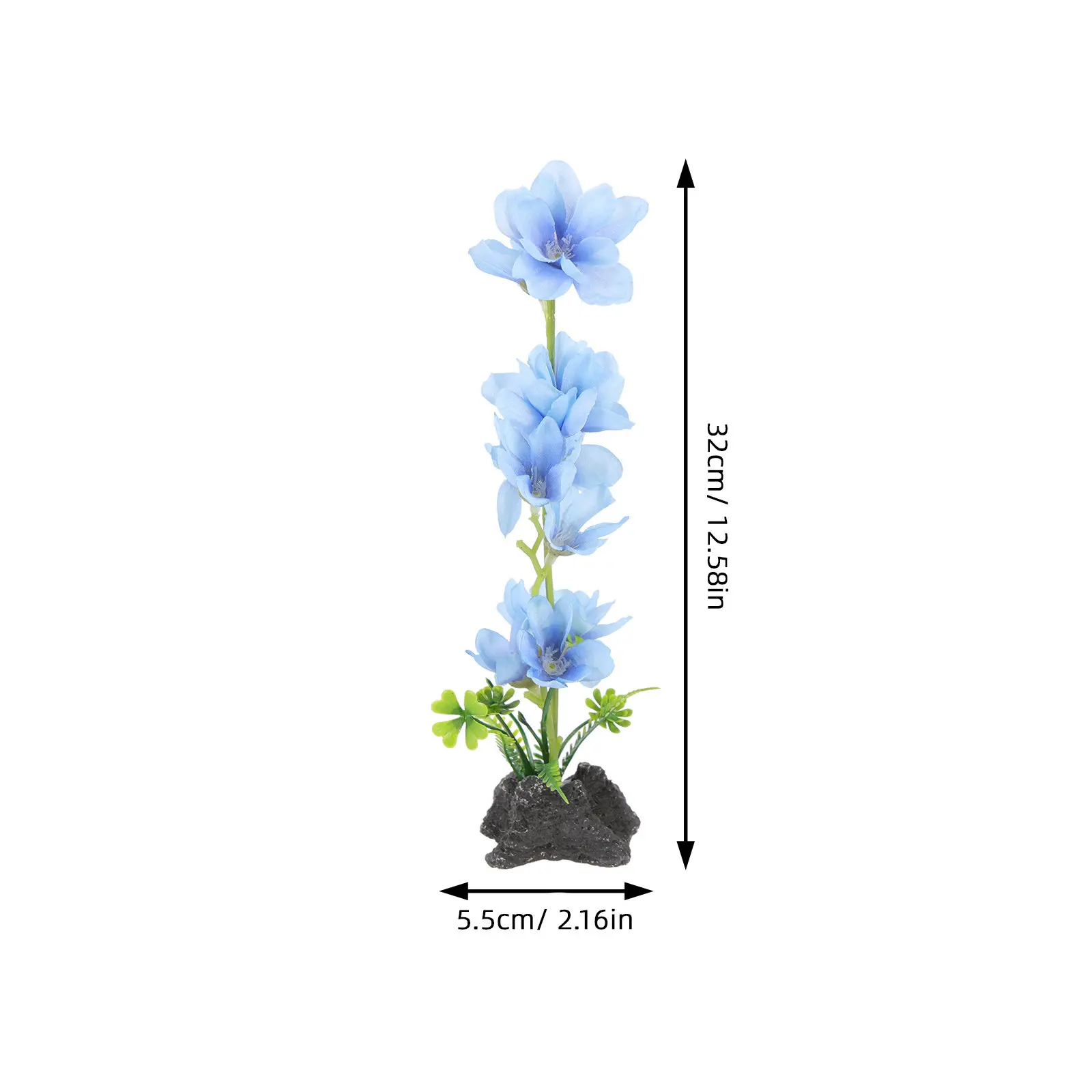 Artificial Flower Plate Ornament Sushi Sashimi Dish Decoration Realistic Modeling Stable High Performance for Restaurant