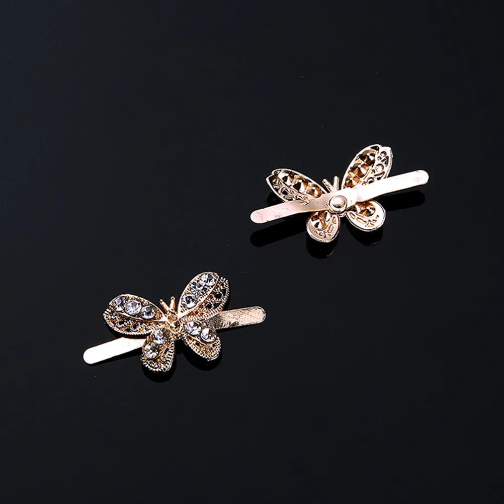 

8 шт. металлических пряжек для обуви, клипсы из сплава для женской обуви, декоративные аксессуары с стеклянными стразами для туфель, ботинок, сандалий