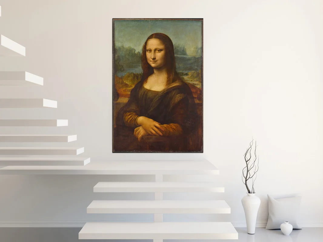 Museam Quality , 100% Handmade Famous Oil Painting Reproduction on Canvas Classical Figure Wall Art Museum Quality,Mona Lisa