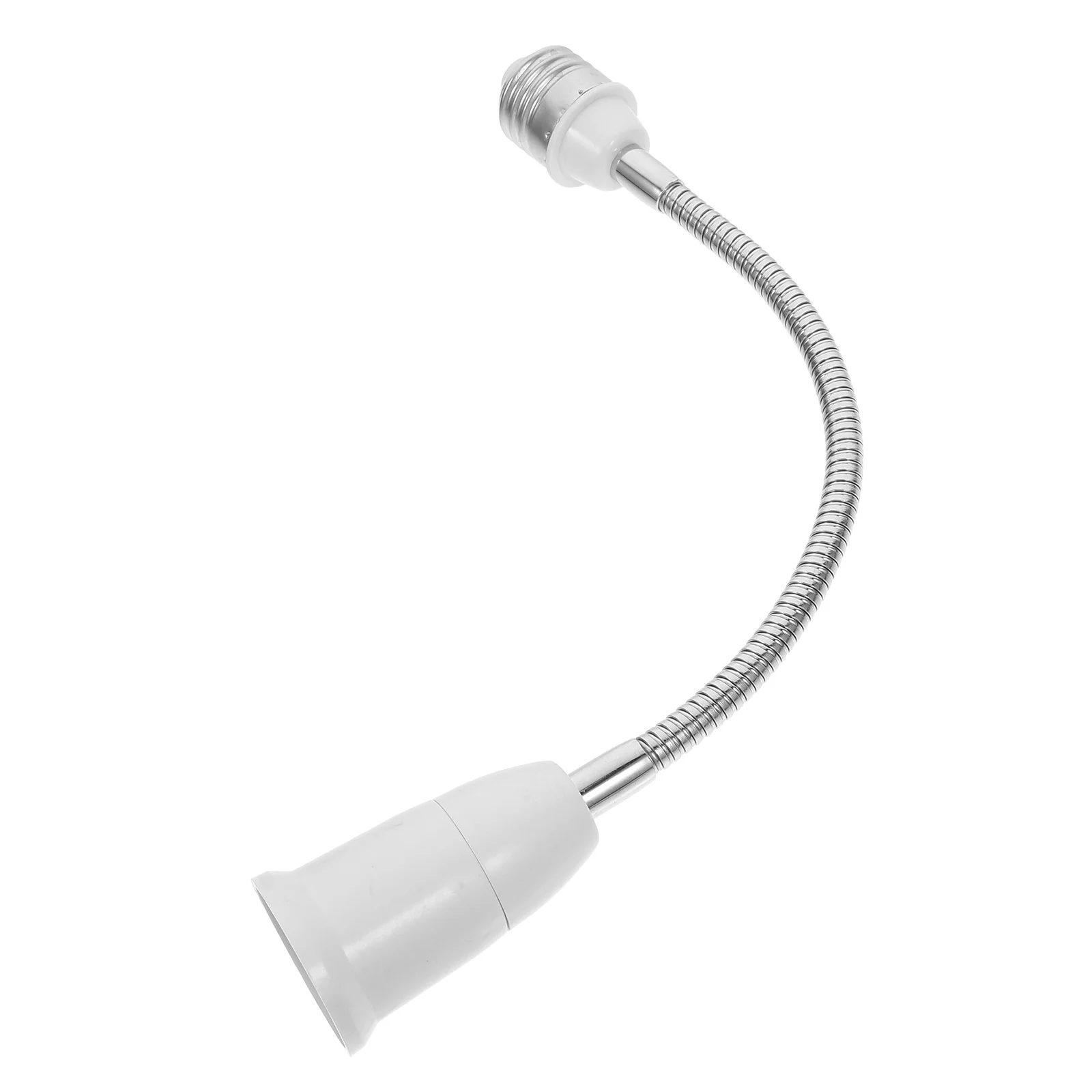 

Flexible E27 to E27 Socket Extender Adapter with Swivel Design for Home Office Workshop Lighting Angle Adjustment