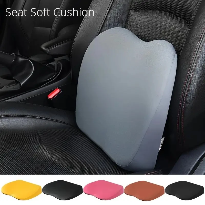 

Car Seat Memory Foam Cushions Car Seat Cushion Comfort Auto Seat Mat Anti-skid Compatible For Tesla Audi Benz BMW Cars Interior