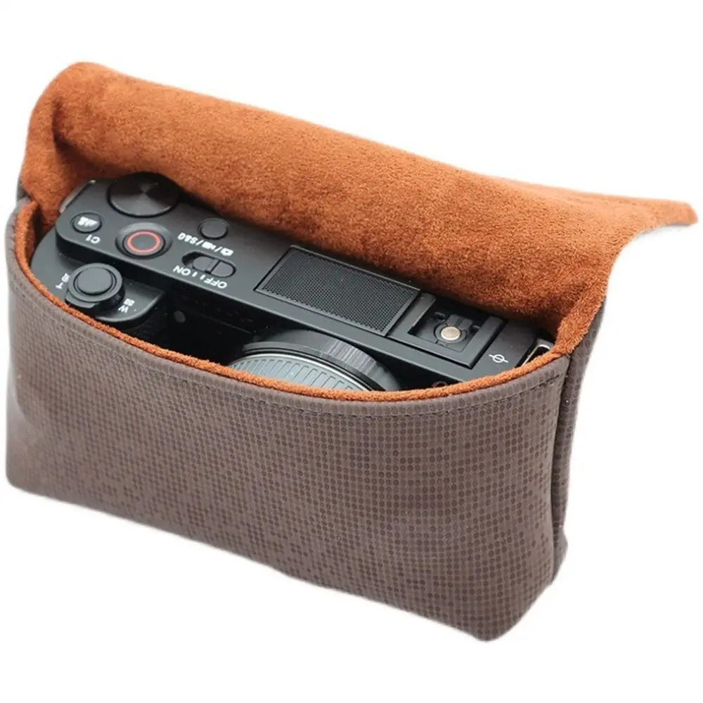 Camera Storage Bag Portable Camera Bag Case Storage Pouch Inner 11*7*4cm for So-ny ZV1 ZVE10 Body for Canon G7X III etc.