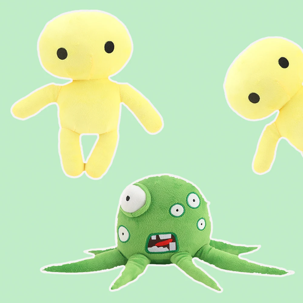 Kawaii Wackeliger Oktopus Plüschtier Niedliche Barbatos Plüschpuppe Gigante Peluche Geschenke Stofftiere Weiche Pluszak Anime Kindergeschenke