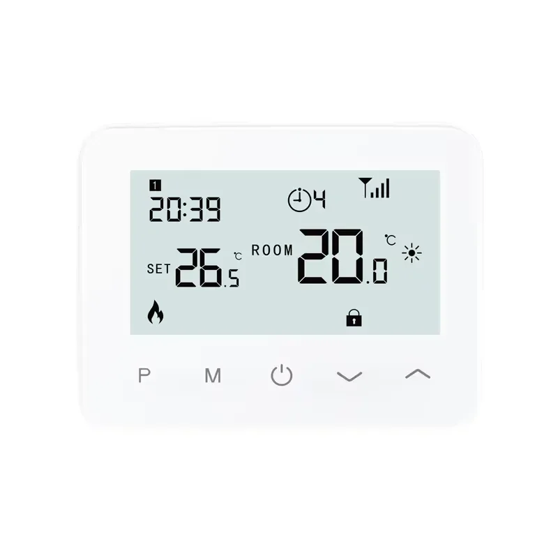 WiFi Room Thermostat Large LCD Screen RF Wireless Connecting Energy Saving Feature Boiler Heating/Cooling System Made