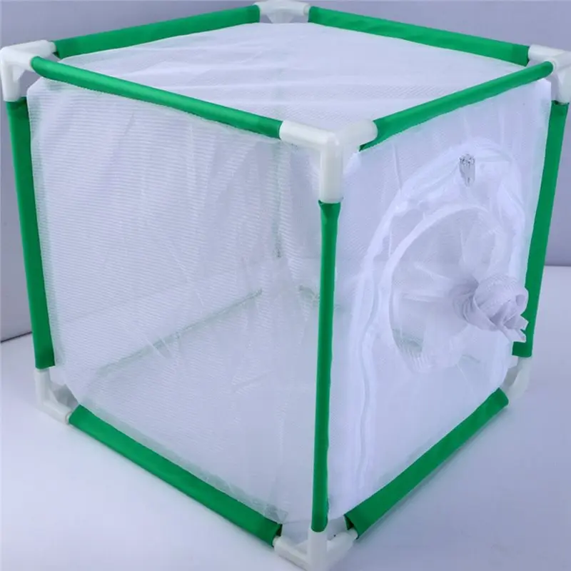 TKOH-For Indoor Outdoor Butterfly Habitat Cage Breathable Design With Sleeve Two Zippers Protection Cover Ornamental Style