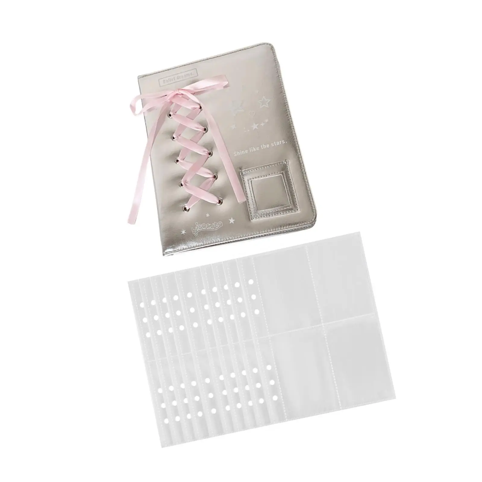 PU Leather Photo Album Memory Book A5 4 Pocket Pages for Travel Vacation Graduation Anniversary Gift Box