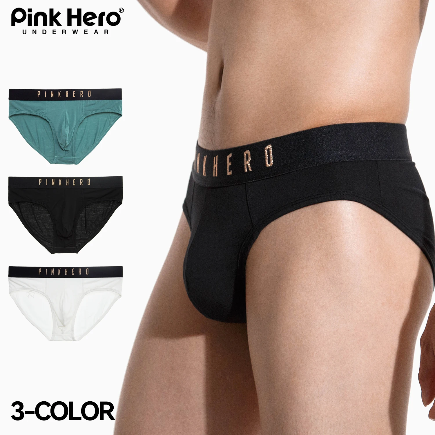 New Arrival Discount：Bamboo Fiber Briefs Men Microfiber  Comfy Soft Underwear  Men\'s Panties  Underpants Compression Stretch