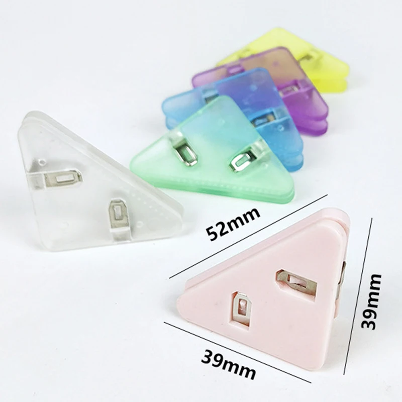 Multi-function Triangle Clip Right Angle Corner Clip Prevents The Book From Curling The Corner Of The Student Test Paper