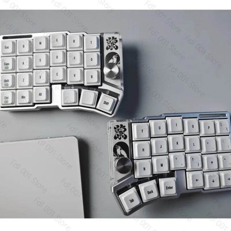 Cornix Wireless Split Mechanical Keyboard Bracket Version Aluminium Case Hot Swap Kit Bluetooth 2Mode Keyboard Ergonomics VIAL