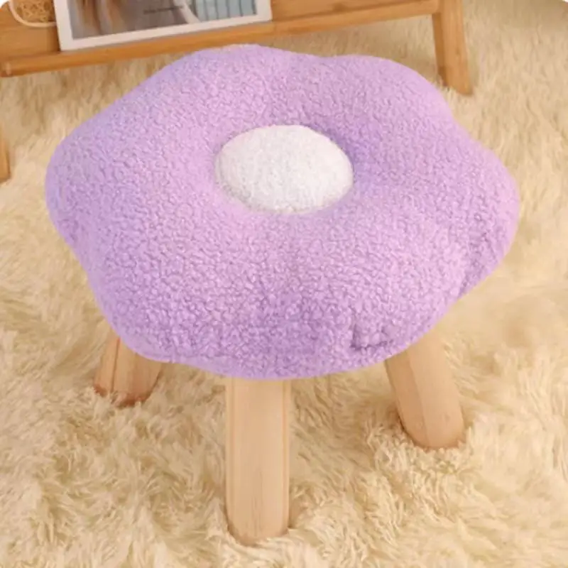 Flower Small Round Stool, Cloud Stool, Mushroom Decoration, Cheap Landing, Dwarf Baby Chair