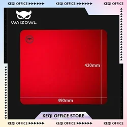 WAIZOWL Fukurou E-sports Mousepad Waterproof and Non-slip Gaming Mouse Pad Table Desk Mat 490*420*3.5mm Custom PC Accessory Gift
