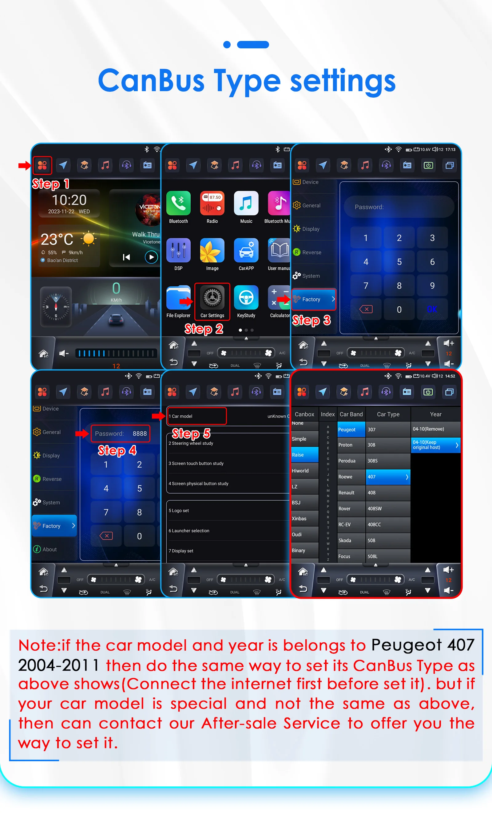 Hizpo Autoradio im Tesla-Stil für Peugeot 407 CC SW 407CC 2004 - 2011 Stereo Multimedia GPS Autoradio Intelligentes Carplay 9,7 Zoll – Detail 40