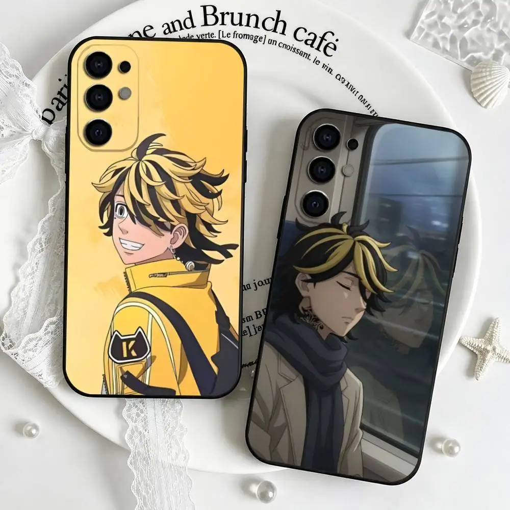 Tokyo Revengers Hanemiya Kazutora Phone Case For Samsung S25,S24,S21,S22,S23,S30,Ultra,S20,Plus,Fe,Lite,Note,10,Black Cover