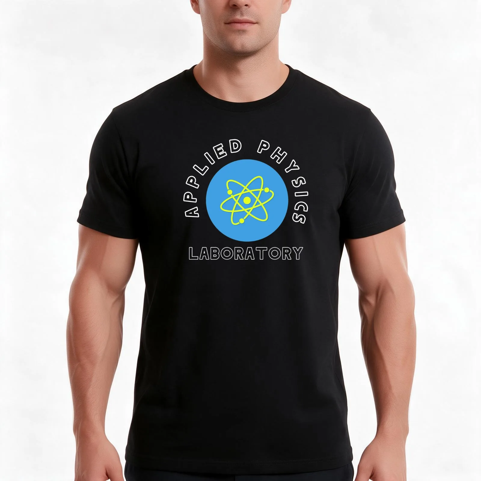 Applied Physics Laboratory T-Shirt, Summer Casual Cotton Tee, Oversized Streetwear Tops, Vintage Graphic Print, Unisex Men Women
