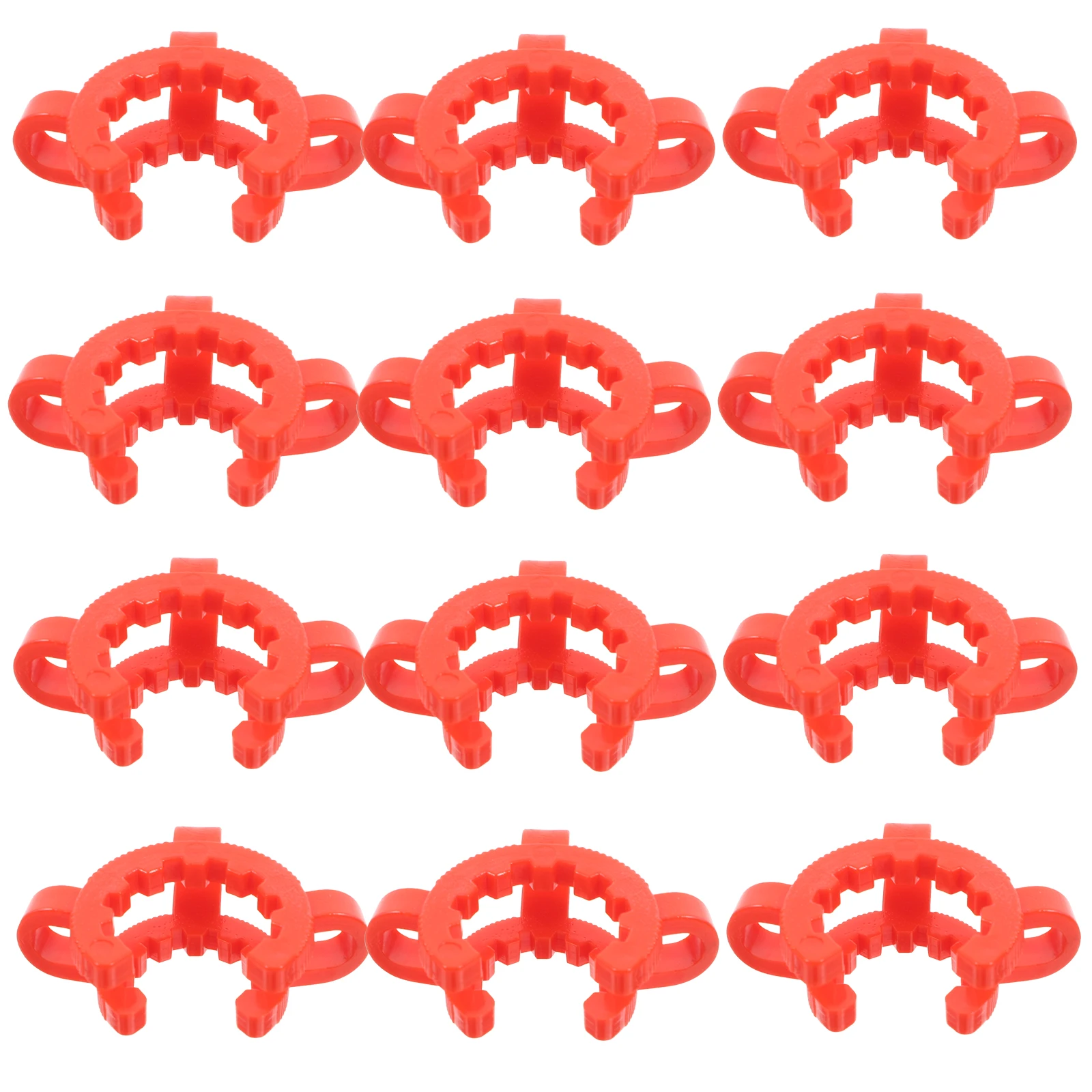 

12 Pcs Test Tube Clamp Plastic Keck Clamps Conical Interface Laboratory Teaching Aids Chemical Experiment Tools
