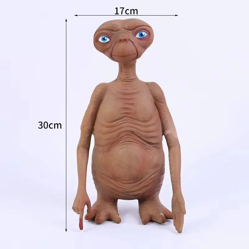 

Фигурка ET the Extra Terrestrial Alien Ufo - настольная статуя из ПВХ, латексная игрушка-талисман для коллекционеров, подарков, украшений, сувениров