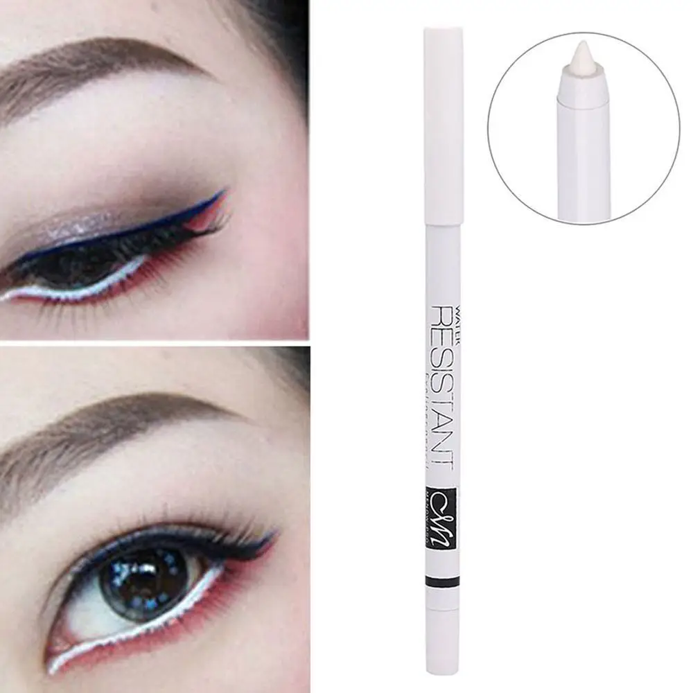 Eyeliner Pencil White Long Lasting Pigment Eyeliner Pen Eyeliner Stick Cosmetics Waterproof