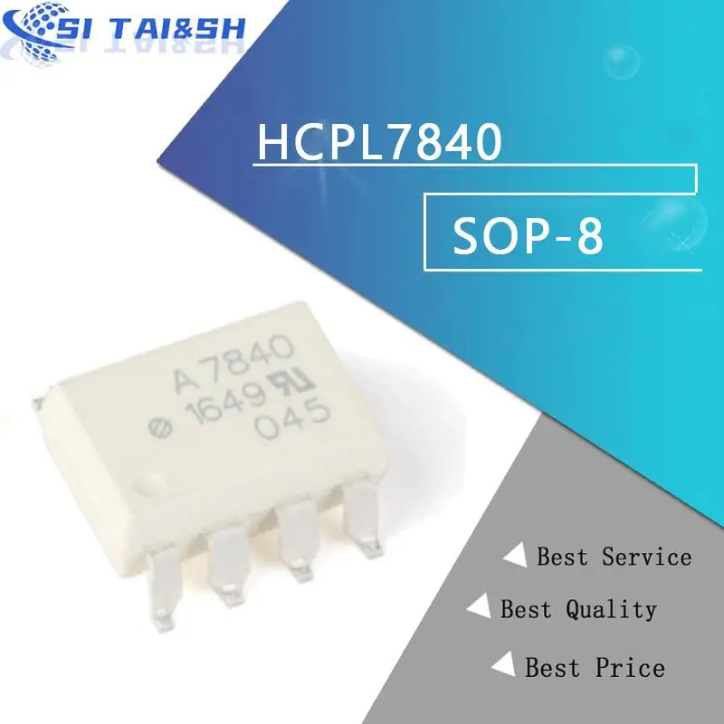 5pcs HCPL7840 SOP8 HCPL-7840 SOP-8 A7840 SOP HCPL-7840-500E photoelectric coupler