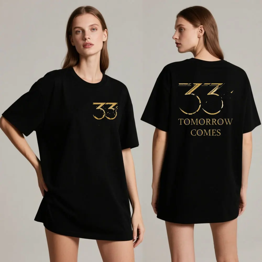 Clair Obscur Expedition 33 Cotton Blend Tee French RPG Tactical Combat Inspired Unisex Summer Casual Wear 2025‌ Harajuku Tops