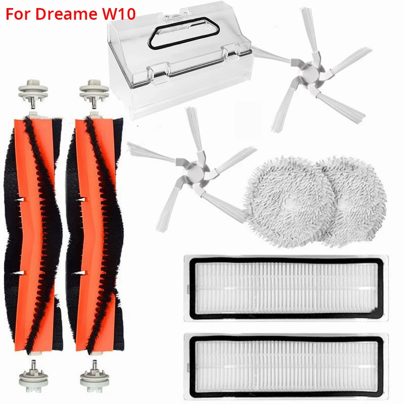 Für Dreame W10 Roboter Staubsauger Mit Seite Pinsel Wichtigsten Pinsel Filter Reinigung Ersatz Ersatzteile