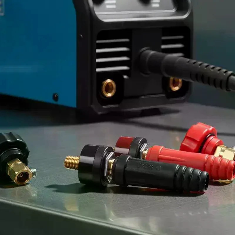 Thai Style Welder Connector Plug Pure Copper Core High Conductivity Shockproof for Heavy Duty Industrial Welding Work