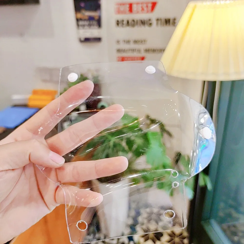 Dompet PVC Gaya Baru dengan Gesper, Dompet Koin Multi-ukuran, Transparan, Tahan Air, Tas Luar Ruangan untuk Boneka, Perhiasan