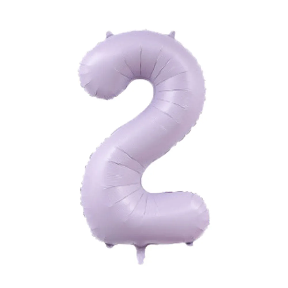 40inch Cream Purple Number Balloon 0 1 2 3 4 5 6 Number Ballons Baby Shower Birthday Party Wedding anniversary Crown Decorations