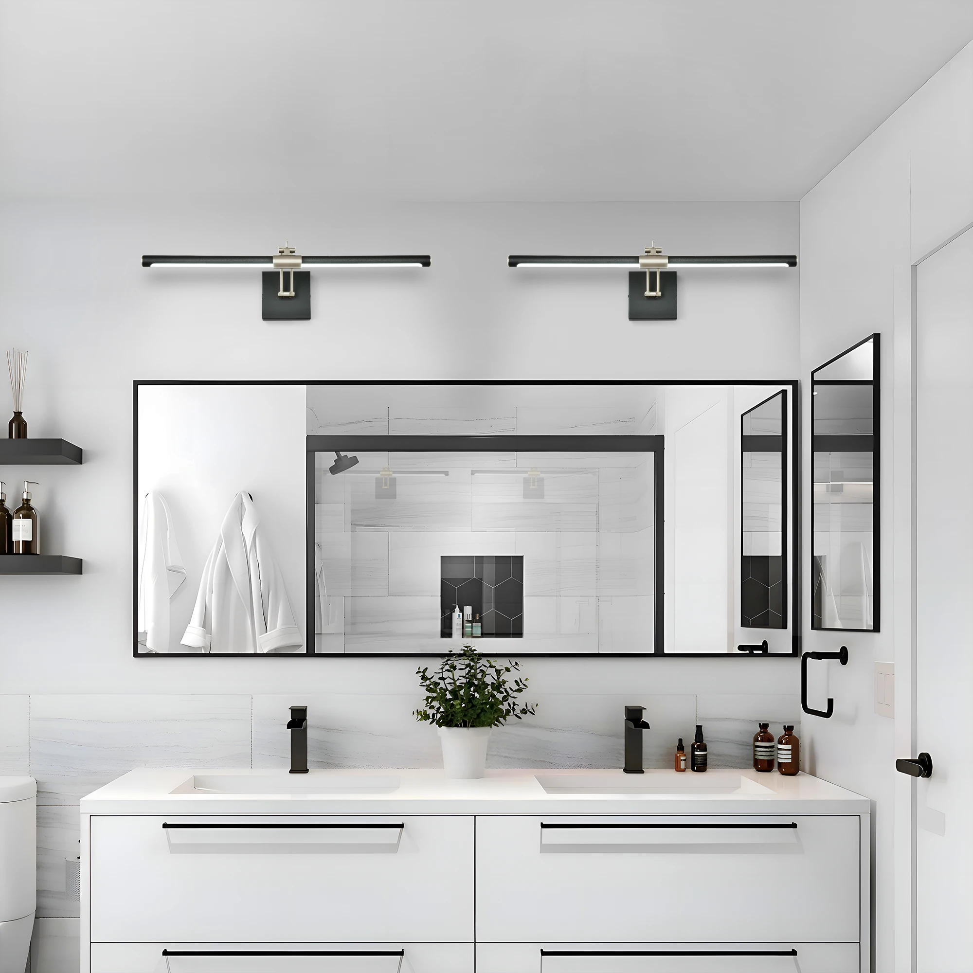 Luminária de parede interna moderna LED Vanity Light para corredores de banheiro